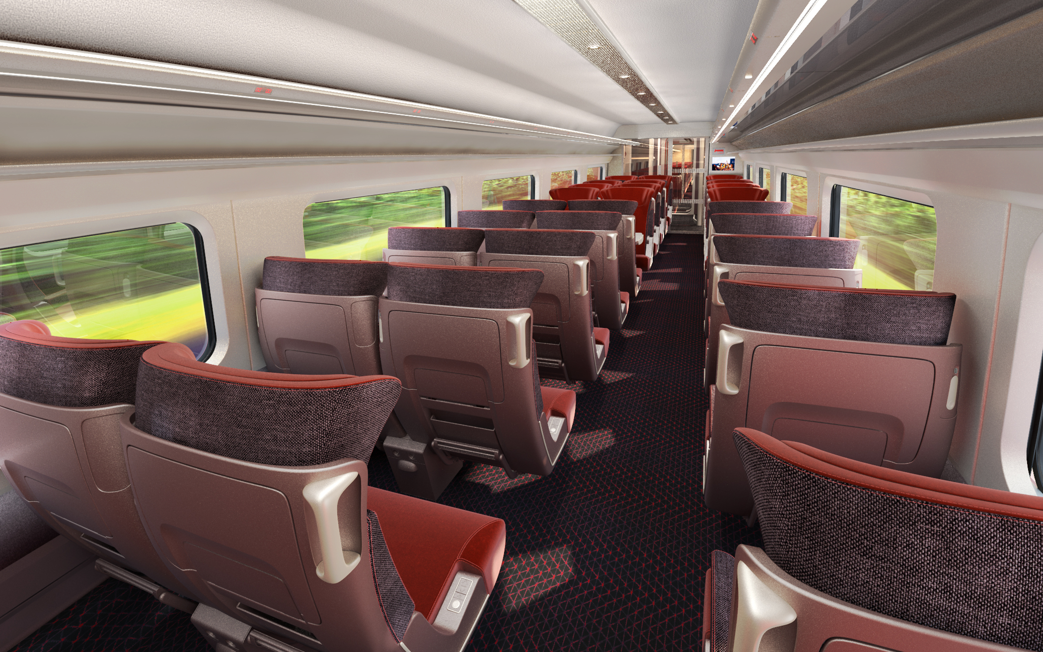 Intérieur train Thalys