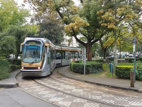 Tram à Bruxelles (Photo: Tram93, CC-AS-4.0, wikimedia)