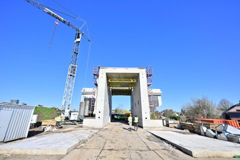 RER: Infrabel construit un “Arc de Triomphe” (Photo: Infrabel)