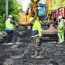 Service d'enlèvement et de destruction d'engins explosifs à Essen (Photo: Infrabel, Ben Brolet)