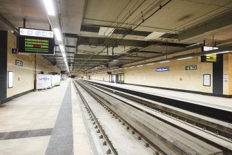 Gare Schuman à Bruxelles (Photo: Infrabel, Francois De Ribaucourt)