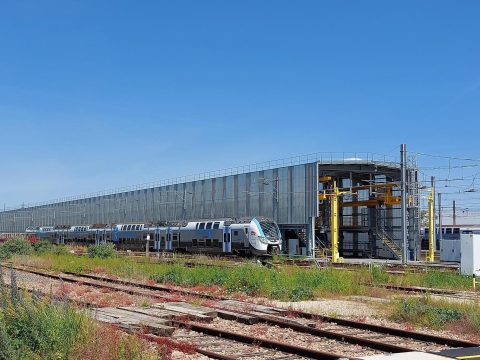 Site de maintenance de Corbeil-Essonnes (Photo: IDF Mobilités)