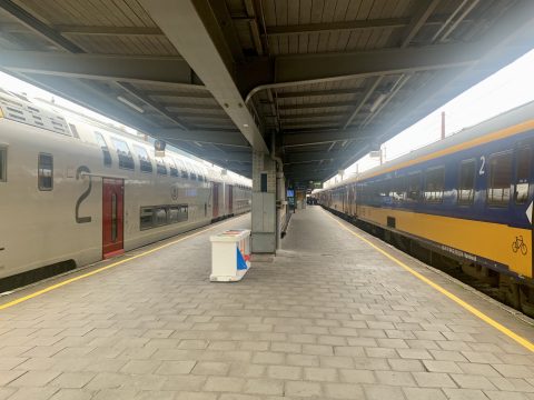 Intercity NS en gare de Bruxelles Midi (Photo: Emma Dailey)