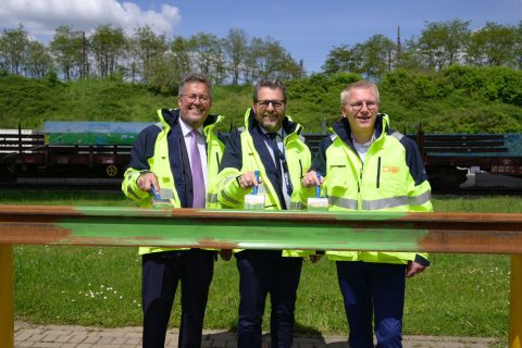 Infrabel reçoit des "rails verts" (Photo: Infrabel)