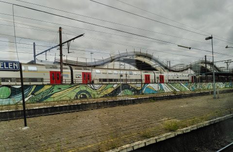 Train SNCB à la gare de Malines source : prise par Esther Geerts / Promedia Group