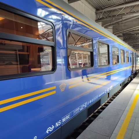 Train royal Néerlandais en gare de Bruxelles Midi (Photo: SNCB)