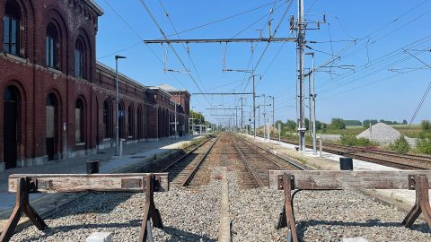 Gare de Quévy, dans la province wallonne du Hainaut (CCBY-SA4.0-Japplemedia)