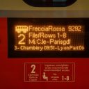 Train Freciarossa sur la ligne Paris-Lyon-Milan