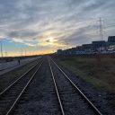 Une des voies du port d'Anvers, 2023, (Photo: Matthias Vanheerentals, ProMedia)