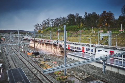 Nouveau tronçon (Photo: Infrabel)