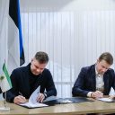 The signing of the new contract in Estonia.