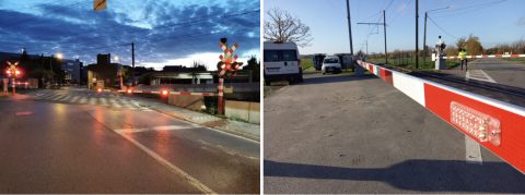 Belgian level crossings (Photo: Infrabel)