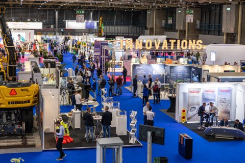 The exhibition floor of the RailTech Europe 2022 edition