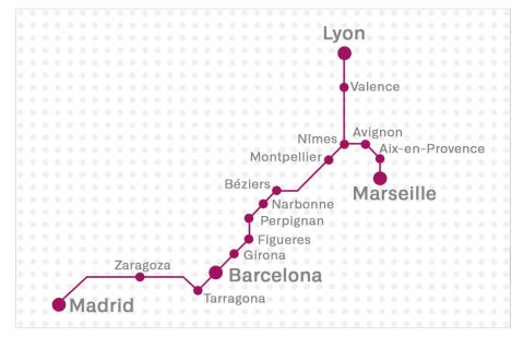 Renfe's offering to Franfe