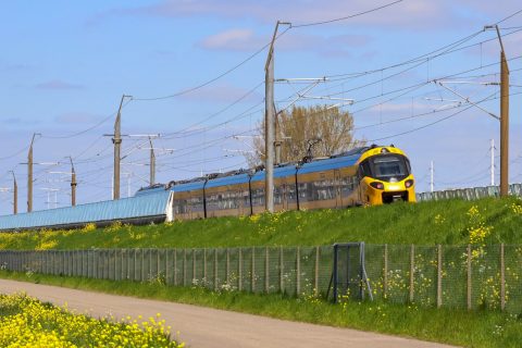 An ICNG on the HSL between Amsterdam and Rotterdam.