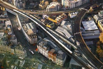 London railway from above