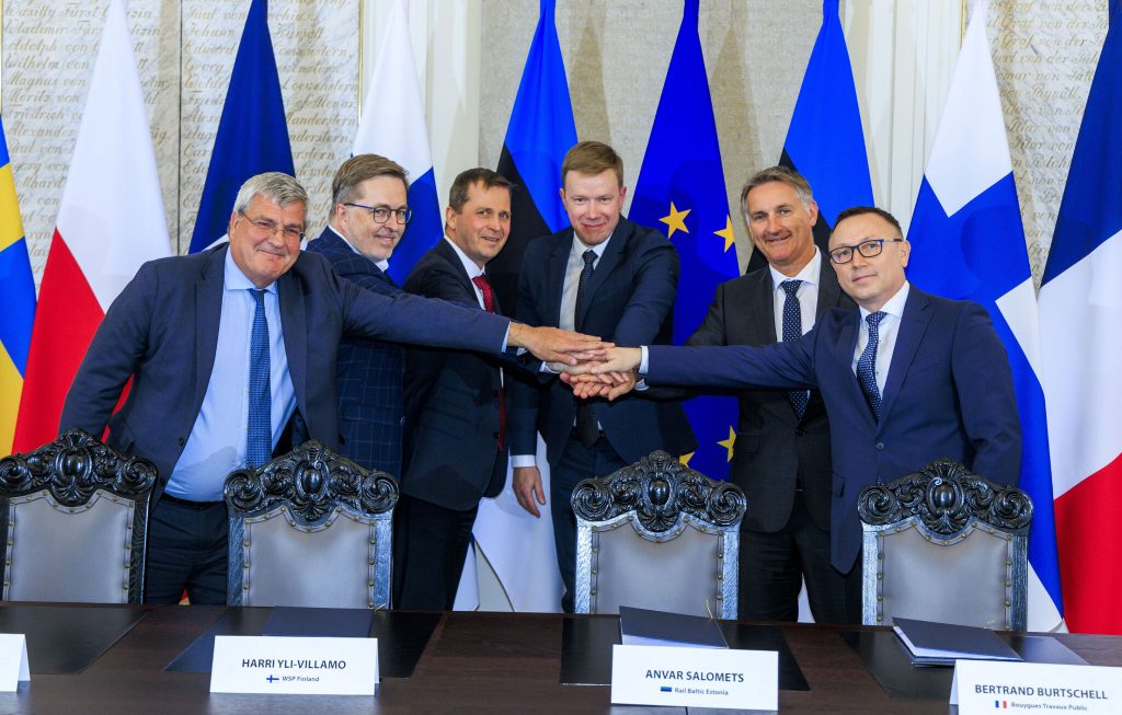 Rail Baltica Estonia has signed some very big contracts this week.
