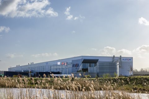 The trains are headed for the Alstom Transport Technology Centre .
