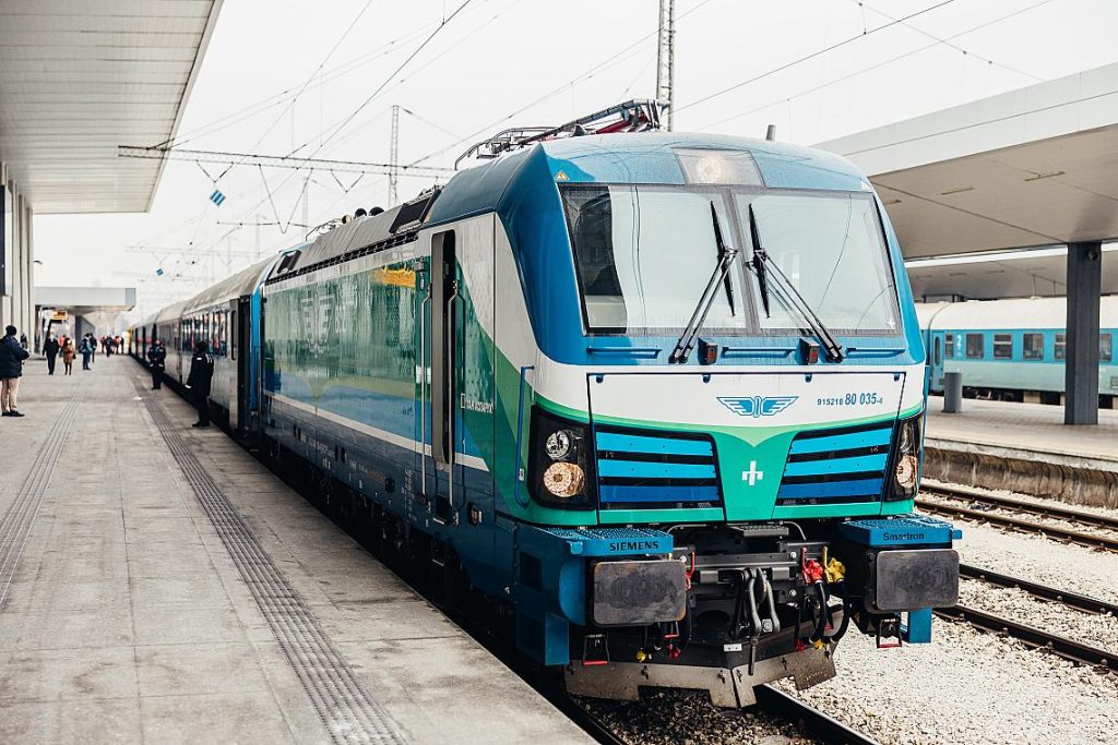 Bulgarian Railways train. (BDZ)