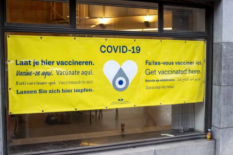 vaccinatiepunt Centraal Station Brussel