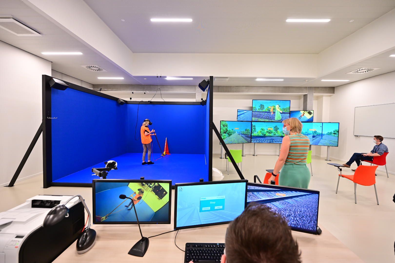 Infrabel Academy 3D-simulator voor opleiding tot schildwacht