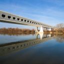 Een spoorbrug tussen Madrid en Barcelona, bron: Adif