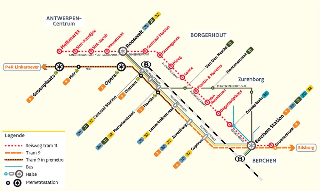 Tramlijn 11 alternatieven