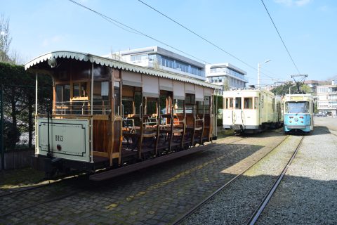 Tram aan zee