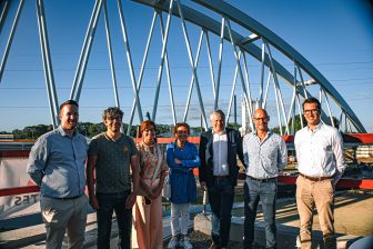 Spoorwegbrug Herentals plaatsing