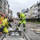 werken aan het spoor