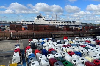 terminal van DFDS Seaways aan het Mercatordok