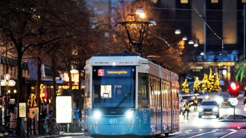 Flexity tram in Gothenburg