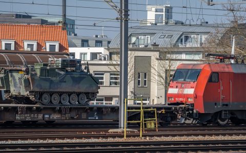 Military transport near Venlo, NL.