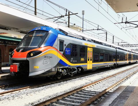 Pop train in Brindisi station