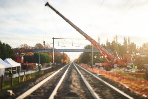 Railroad work Belgium