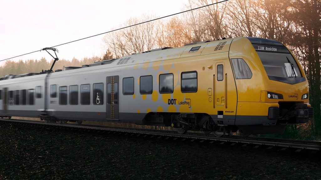 Lokaltog Stadler Flirt Akku battery train impression. Stadler.