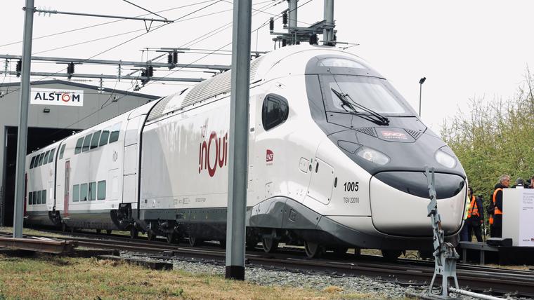 Alstom are in talks to sell their new double deckers for use across the Channel Tunnel.