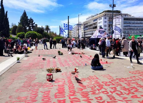 protest Tempi Greece
