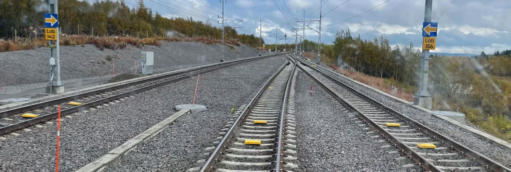 ERTMS signalling on Swedish tracks.