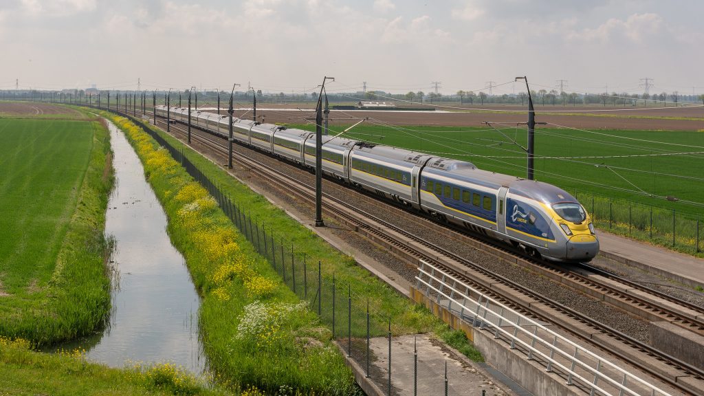 Eurostar on the HSL, despite the coup.